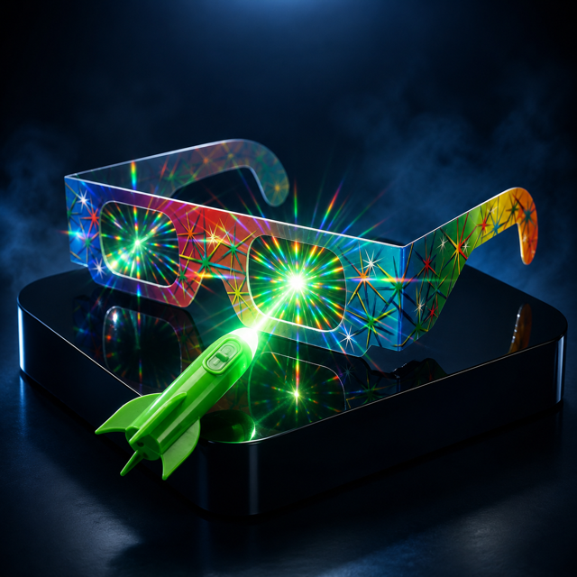 RAINBOW DIFFRACTION GLASSES
