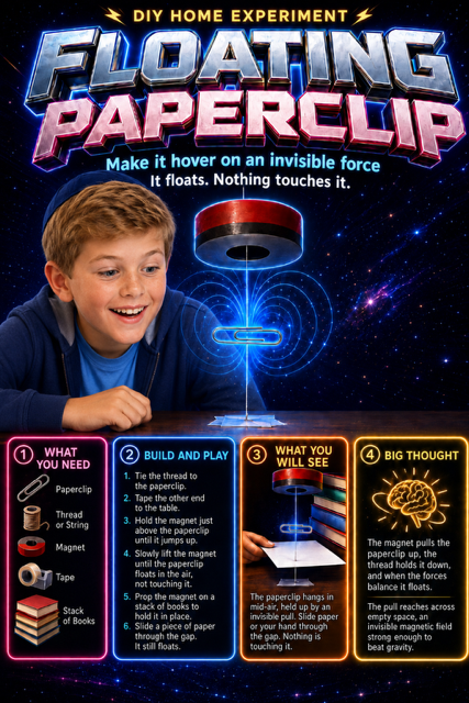 FLOATING PAPER CLIP
