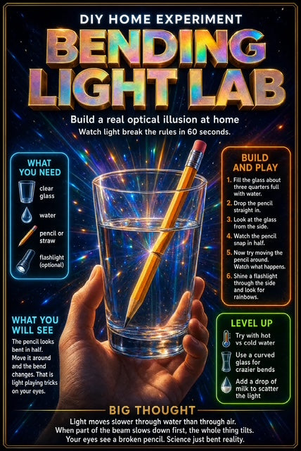 Bending Light with Water